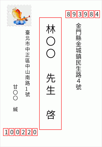 Taiwan: office_name-金門郵局
